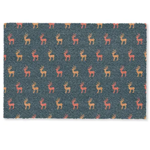 Patroon - Herten - Blauw Deurmat klein 898 -zkaufland3d