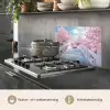 Brug - Kersenbomen - Wit keuken achterwand spatscherm klein -usp_NL