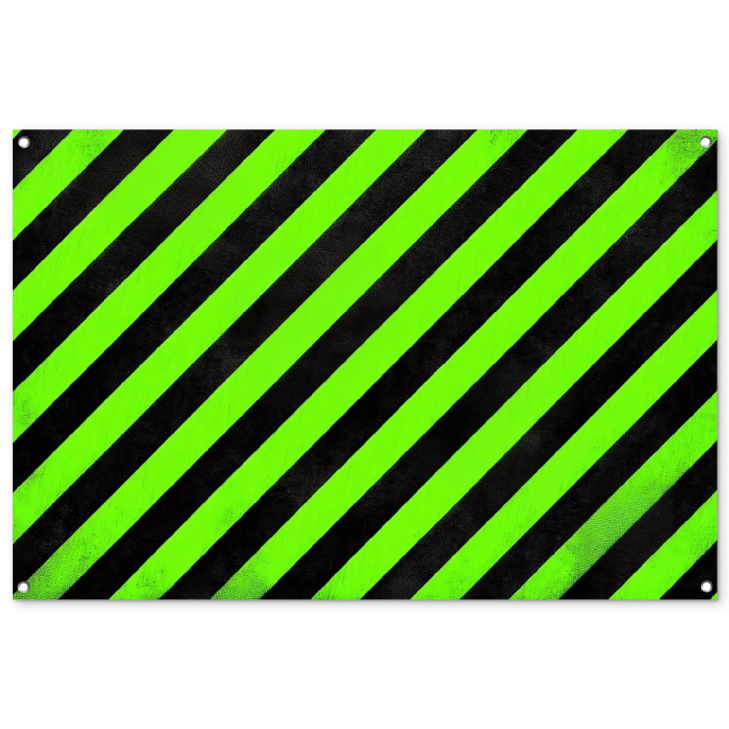 Gaming - Strepen - Schuin - Groen tuinposter los doek groot -3d