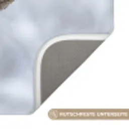 Vogeltje - Sneeuw - Tak - Winter - Zacht Badmat klein -USP_AntislipDE
