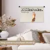 Milkshake - Kers - Rietje Wandkleed katoen klein -sfeer1