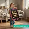 Qoute met licht Kinderkoffer - Roze klein -sfeer2_NL