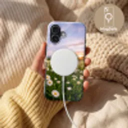 Madelief - Veld - Heuvels - Groen Toughcase MagSafe Apple iPhone 17 klein -USP_MagsafeV