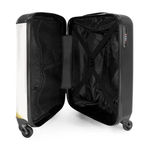 Barry de Badeend Koffer - NBS - Handbagage middel -binnenkant