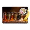 Potjes - Kruiden - Specerijen - Korrels Placemat vinyl groot -zzzproduct_Kitchenyeah-website