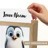Pinguïn - Dieren - Meisjes - Kind - Jongens Light Box met kabel (Kinderlampje) klein -USP_websiteprintNL