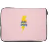 Grl pwr - Bliksem - Roze laptophoes neopreen klein -zkaufland3dotto