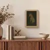 Zebra - Strepen - Goud Light Box met kabel (Tafellamp) klein -sfeer2