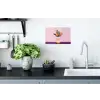 Tulpen - Vaas - Strepen - Paars Muursticker klein -keuken