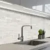 Muur - Wit - Bakstenen keuken achterwand 2 middel 871 -3d_schuin