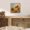 Zonnebloemen - Geel - Wazig plexiglas 5mm klein -sfeer4