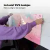 Schelp - Pastel - Pink Inductie beschemer met haakjes klein -ky-ophangen-nl