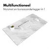 Klassiek - Marmer - Grijs Muismat XXL klein 681 -sfeer4
