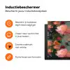 Dahlia - Bloemen - Patroon Inductie beschermer vinyl 3mm klein 276 -zzzzzzz-td-ups