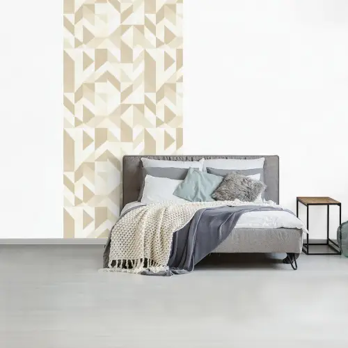 Modern - Abstract - Beige fotobehang vinyl groot 64 -slaapkamer