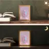 Kever - Metallic - Lichteffect - Roze Light Box met kabel (Tafellamp) klein -sfeer3