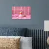Badeend -Strik - Roze poster papier klein -sfeer2