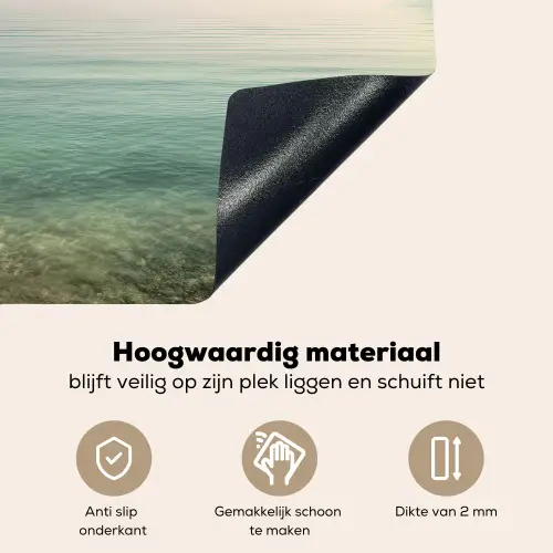 Zee - Horizon - Blauw - Mist Inductie beschemer met haakjes middel -ky-onderkant-nl