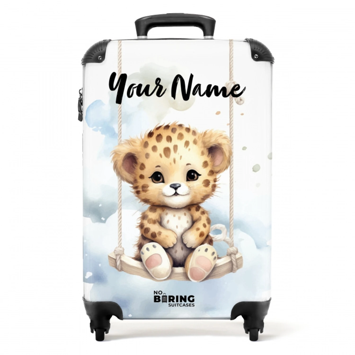 Perry panter NBS - Handbagage koffer - Kinderen Unisex middel -productfoto_recht