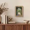 Doorkijk - Tuinboog - Bloemen - Natuur - Pad Light Box met kabel (Wandlamp) klein -sfeer2