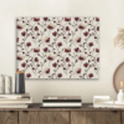 Bloemen - Botanisch - Bordeaux PET vilt klein 837 -sfeer1