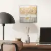 Bomen - Kunst - Acryl - Natuur aluminium wit klein -sfeer5