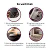 Camouflage - Patroon - Beige - Bruin Inductie beschermer vinyl 3mm klein 276 -zzzzzzz-cc-werking