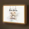 Beer - Baby - Dier - Kinderen Light Box met batterij (Wandlamp kind) middel -z3d_website