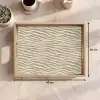 Zand - Golven - Beige Dienblad Rechthoek middel 911 -USP_Formaat
