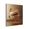 Chocolade - Macarons - Eten - Snoep aluminium wit klein -3d