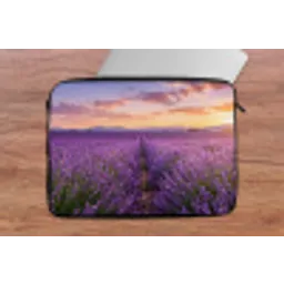 Lavendel - Veld - Natuur - Paars laptophoes neopreen klein -tafel