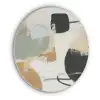Paint - Abstract - Kleuren Akoestische PET Vilt - Rond klein -3d