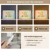 Quote - Lucky - Regenboogkleuren Light Box met kabel (Tafellamp) klein -USP_lichtkleurNL