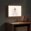 Ballerina - Fee - Bloemen - Roze Light Box met batterij (Wandlamp kind) middel -sfeer5_kind