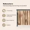 Hout - Stam - Lichtbruin Balkonbeschermer Duitsland klein -specs_NL