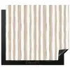 Minimalistisch - Strepen - Beige Inductie beschermer vinyl 3mm middel 274 -3d