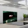 Kers - Cocktail - Rood - Marmer keuken achterwand spatscherm klein -3d_schuin