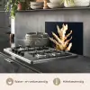 Bladeren - Goud - Herfst - Natuur - Luxe keuken achterwand spatscherm klein -usp_NL
