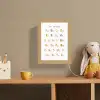 Educatief - Alfabet leren - Kleurrijk - Wit - Letters Light Box met kabel (Wandlamp kind) klein -sfeer2_kind