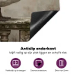 Zwaan - Elegant - Dieren - Wit Inductie beschermer vinyl 3mm middel -zzzzzzz-cc-onderkant