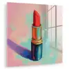 Lippenstift - Rood - Penseelstreken plexiglas 5mm klein -zzzproduct_nieuw
