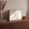 Vaas - Takken - Bessen - Minimalistisch Light Box met batterij (Wandlamp) middel -sfeer2