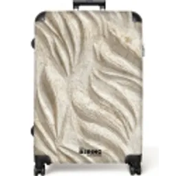 Textuur - Reliëf - Beige NBS - Large koffer - Volwassenen Unisex groot -zzzzzzzzkaufland2