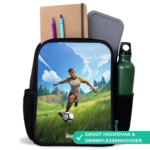 Voetbal - Jongen - Goal - Voetbaltenue Rugzak - Zwart middel -inhoud_NL