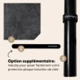 Verstilde Duisternis Inductie beschermer vinyl 3mm middel -zzzzzzz-induclip_FR