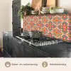 Patroon - Hippie - Oranje keuken achterwand 2 middel 871 -usp_NL
