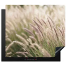 Gras - Close up - Groen Inductie beschermer vinyl 3mm middel -3d