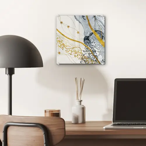 Abstract - Goud - Natuur - Kunst plexiglas 5mm klein -sfeer6