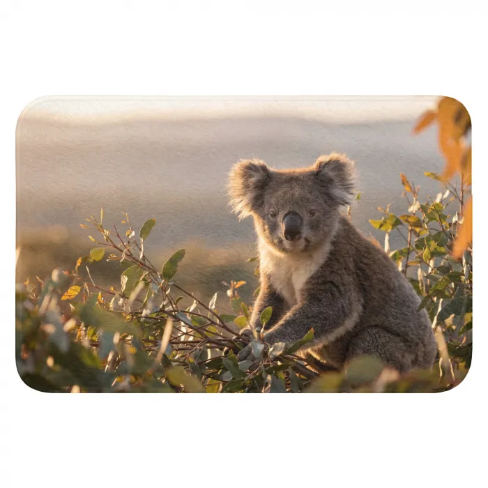 Koala - Bladeren - Ochtendlicht Badmat klein -3d