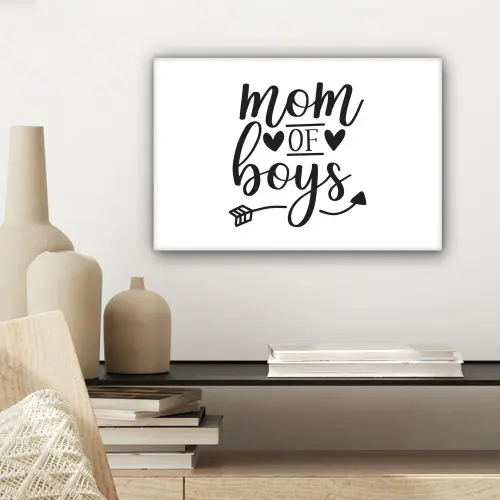 Jongens - Moederdag - Quotes canvas 2cm klein -sfeer6